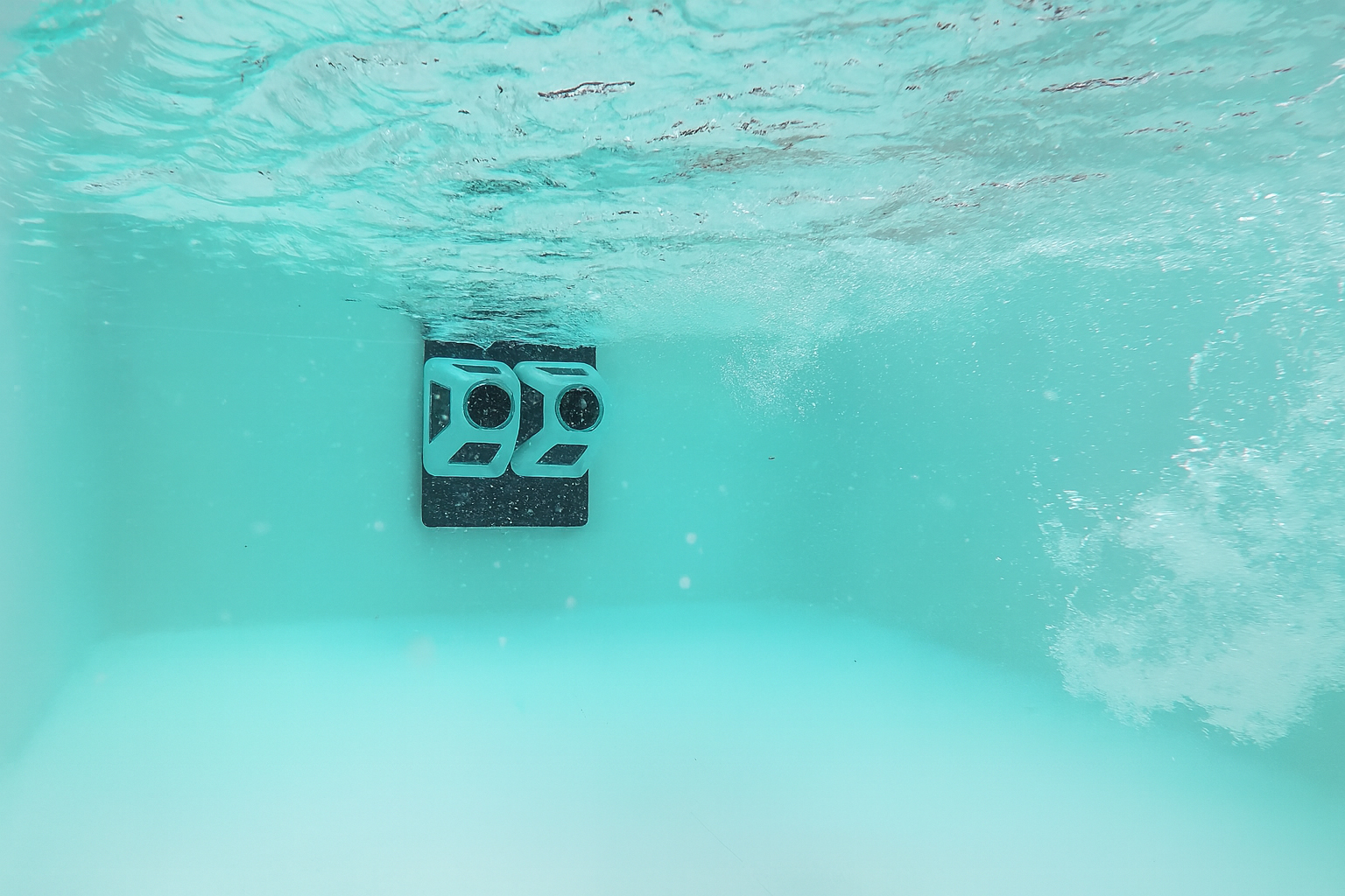 Remco SwimJet Turbine system, offered as part of Wright Pools & Spas accessories, creating a smooth current for endless swimming.